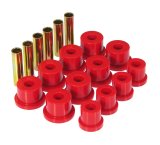 Prothane 81-87 GM K30 Rear Spring & Shackle Bushings (w/ 1 3/8in OD Frame Shackle Bush) - Red thumbnail 2