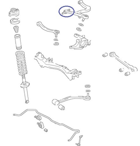 SuperPro 2003 Mitsubishi Lancer Evolution Rear Upper Inner Control Arm Bushing Kit thumbnail 7