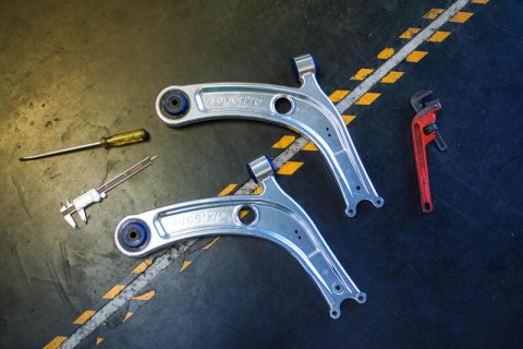 SuperPro 2015 Audi A3 Quattro Premium Front Lower Forged Alloy Control Arm Kit thumbnail 3