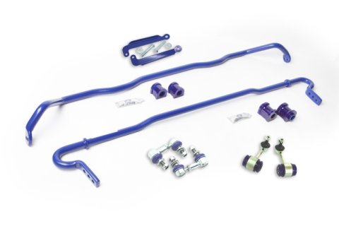 SuperPro 2015 Subaru WRX Limited Front / Rear 26mm F/24mm Rear Adjustable Sway Bar and Link Set thumbnail 1
