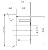 SuperPro 13-23 Ram ProMaster 1500/2500/3500 Rear Leaf Spring Forward Eye Bushing Kit thumbnail 4