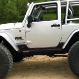 Rock Slide 07-18 Jeep JK 2 Door Step-Slider Rocker Guards thumbnail 1