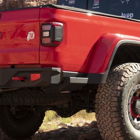 Rock Slide 20-22 Jeep JT Gladiator Rear Sliders thumbnail 2