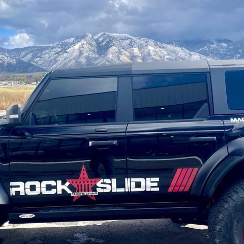 Rock Slide Engineering 21-23 Ford Bronco Roof Trim Pieces Rear Doors thumbnail 1