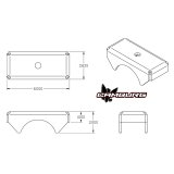 Camburg Leaf Spring Axle Perches (3.5in. OD tube) (pair) thumbnail 3