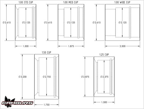 Camburg 1.50in. 4130 Uniball Cup thumbnail 4