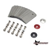 Camburg Black Fender Washer 10 Pack (aluminum washer bolt body clip 1/8in. tab) thumbnail 1