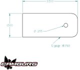 Camburg Black Fender Washer 10 Pack (aluminum washer bolt body clip 1/8in. tab) thumbnail 3