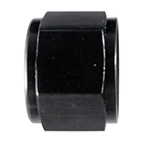 Fragola -10AN Aluminum Flare Cap - Black thumbnail 4
