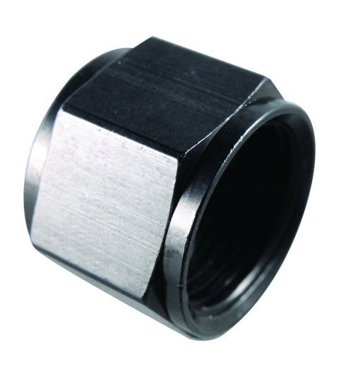 Fragola -10AN Aluminum Flare Cap - Black thumbnail 5