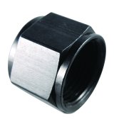 Fragola -8AN Aluminum Flare Cap w/ 1/8 FPT Black thumbnail 4