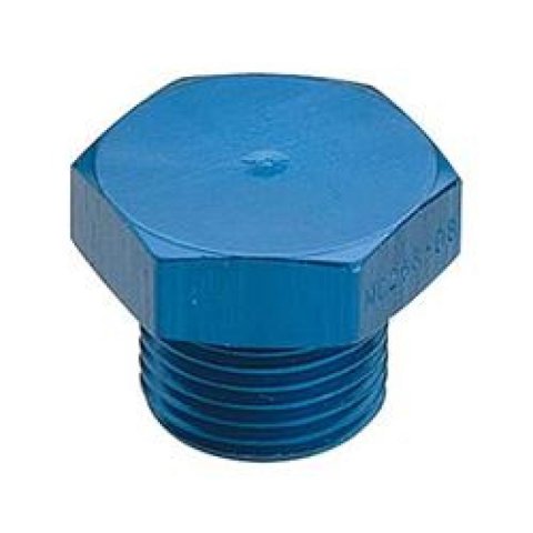 Fragola -6AN Aluminum Flare Port Plug 9/16-18 thumbnail 3