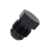 Fragola -6AN Aluminum Flare Plug - Black thumbnail 2