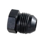 Fragola -10AN Aluminum Flare Plug - Black thumbnail 4