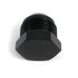 Fragola -16AN Aluminum Flare Plug - Black thumbnail 2