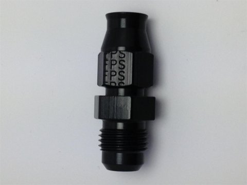 Fragola -6AN Male x 1/4in Tube AN Adapter Fitting Black thumbnail 1