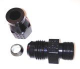 Fragola -6AN Male x 5/16in Tube AN Adapter Fitting Black thumbnail 4