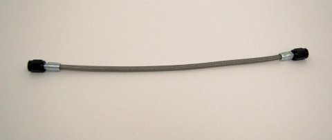 Fragola -2AN Brake Line w/ -3AN Steel Nuts 18in thumbnail 1
