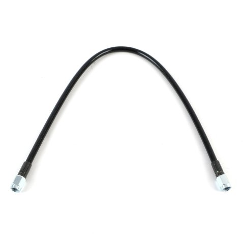 Fragola -3AN Black Covered Assembly Straight x Straight 18in thumbnail 1