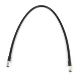Fragola -3AN Black Covered Assembly Straight x Straight 24in thumbnail 1