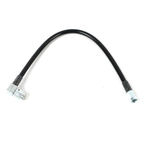 Fragola -3AN Black Covered Assembly Straight x 90ft 12in