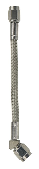 Fragola -3AN Hose Assembly Straight x 45 Degree 14in thumbnail 2