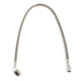 Fragola -3AN Clear Covered Assembly Straight x 45 Degree 20in thumbnail 1