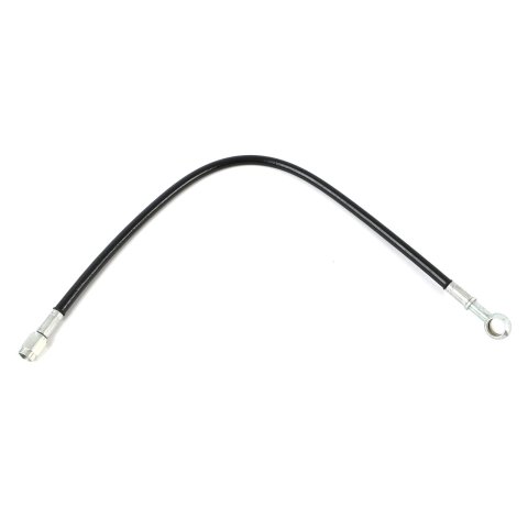Fragola -3AN Black Covered Straight x 7/16 BJO 16in