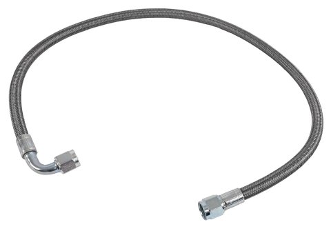 Fragola -6AN Hose Assembly Straight x 90 Degree Steel Nut 30in