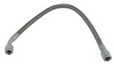 Fragola -6AN Hose Assembly Straight x 45 Degree Steel Nut 16in thumbnail 1