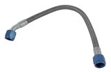 Fragola -8AN Hose Assembly Straight x 45 Degree Alum Nut 16in thumbnail 1