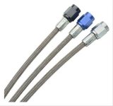 Fragola -2AN Brake Line w/ -3AN Black Alum. Nuts 26in thumbnail 1