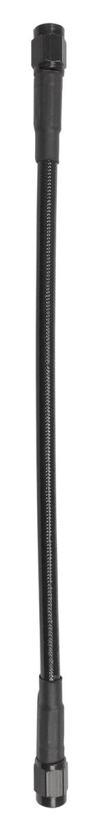 Fragola -3AN Ext Black Covered Assembly Straight x Straight 18in thumbnail 1