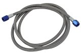 Fragola -4AN Hose Assembly Straight x Straight 72in Blue Nuts Nitrous Supply Line (6 Feet) thumbnail 1
