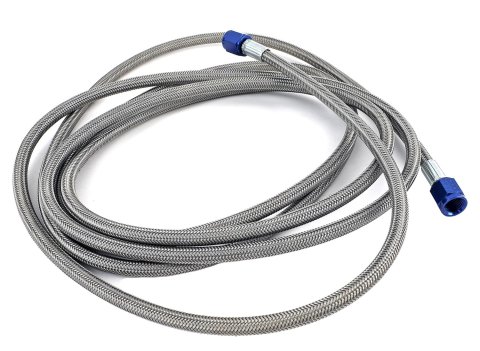 Fragola -4AN Hose Assembly Straight x Straight 120in Blue Nuts Nitrous Supply Line (10 Feet) thumbnail 1