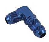 Fragola -8AN x 90 Degree Bulkhead - Blue thumbnail 1