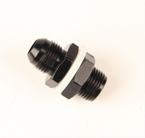 Fragola -6AN Fuel Cell Bulkhead w/ Washers and Nut - Black thumbnail 2