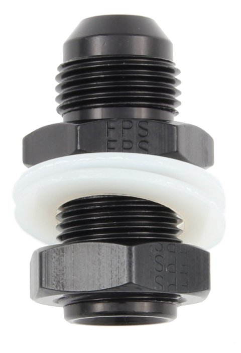 Fragola -6AN Fuel Cell Bulkhead w/ Washers and Nut - Black thumbnail 4