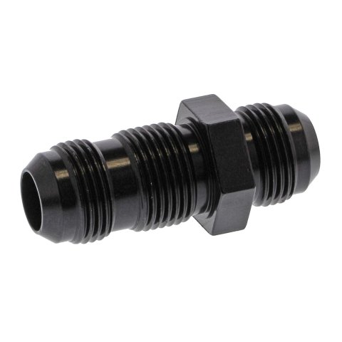 Fragola -12AN Straight Bulkhead - Black thumbnail 1