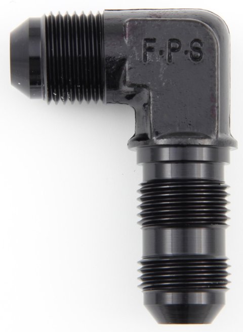 Fragola -8AN x 90 Degree Bulkhead - Black thumbnail 3