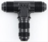 Fragola -8AN Bulkhead Tee - Black thumbnail 2