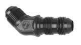 Fragola -8AN x 45 Degree Bulkhead - Black thumbnail 3