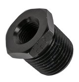 Fragola 1/8 x 3/8 Pipe Reducer Bushing - Black thumbnail 2
