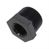 Fragola 3/4 x 1-1/4 Pipe Reducer Bushing - Black thumbnail 1