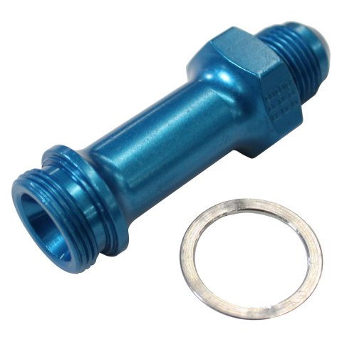 Fragola -8AN x 7/8-20 Carb Adapter Long 3in