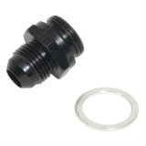 Fragola -8AN x 7/8-20 Male Adapter-Dual Feed - Black thumbnail 2