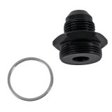 Fragola -8AN x 1-20 Male Adapter Rochester - Black thumbnail 2