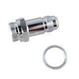 Fragola -6AN x 7/8-20 Carb Adapter Long 3in - Chrome thumbnail 3