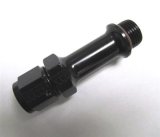 Fragola -8AN x 7/8-20 Carb Adapter Long 3in - Black thumbnail 3