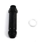 Fragola -8AN x 9/16-24 Carb Adapter Long 3in - Black thumbnail 1
